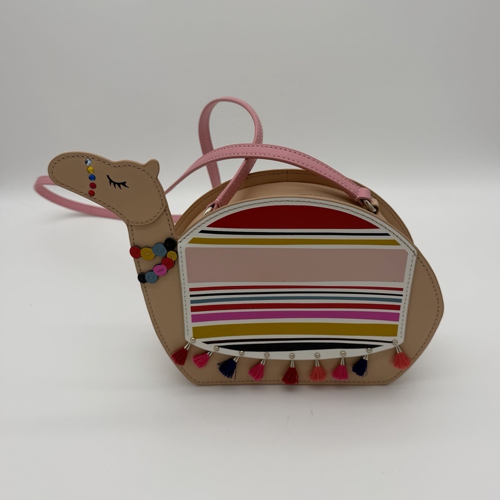 Kate Spade "Spice‎ Things Up" Winking Camel Crossbody Embellished Purse NWOT